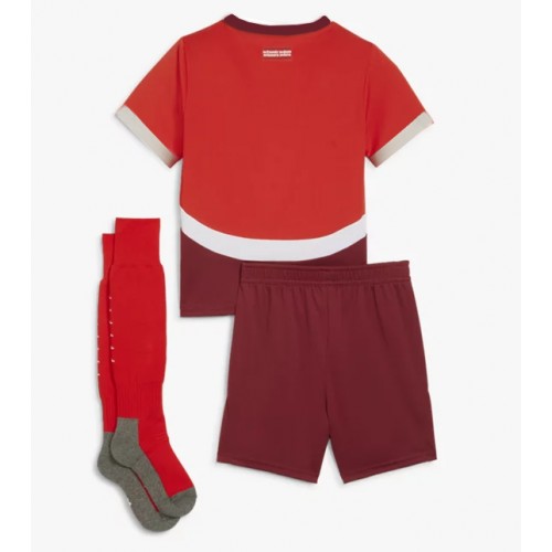 Švicarska Domaci Dres za Dječji EP 2024 Kratak Rukavima (+ kratke hlače)